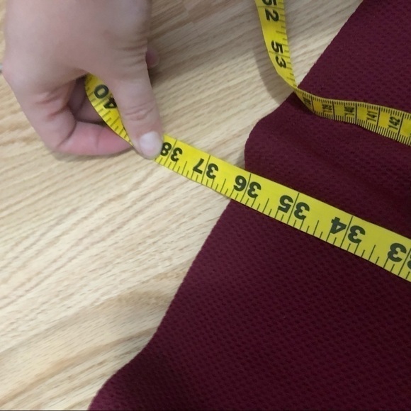 Lulu’s Red Wine Textured Waffle Fit & Flare Dress Small - Picture 8 of 8